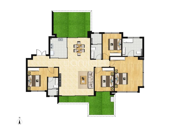 建发书香五缘--建面 179m²