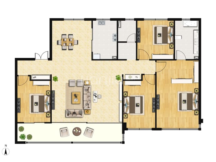 中电建国誉府--建面 180m²