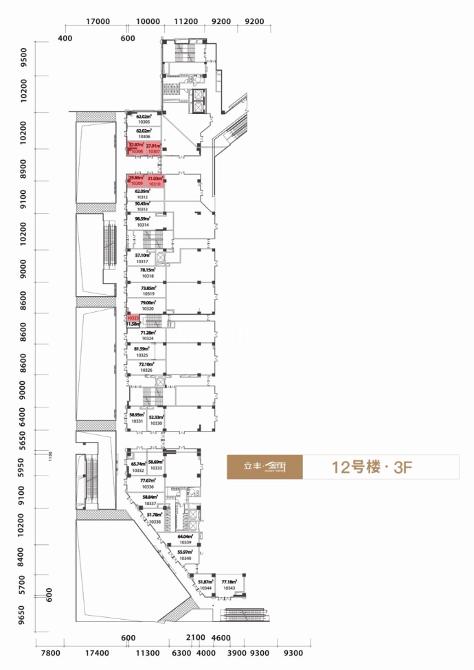 立丰城市生活广场--建面 92m²