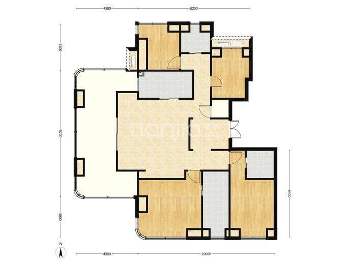 外滩瑞府--建面 280m²