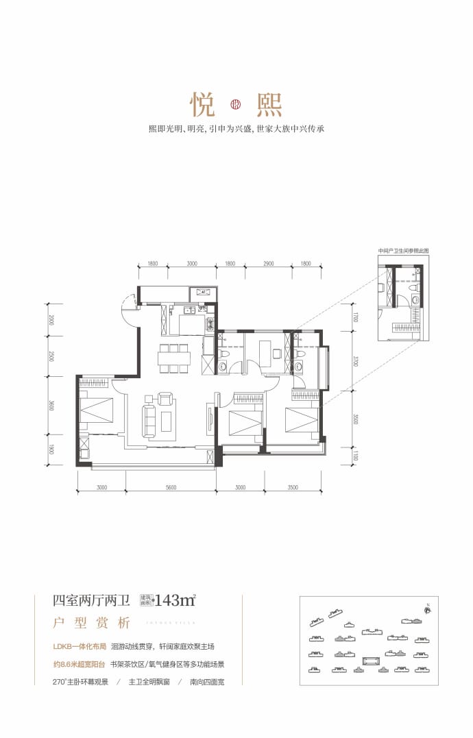 中建悦庐--建面 143m²