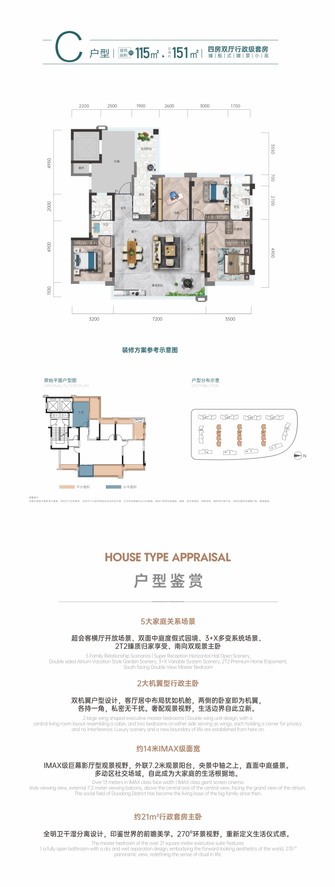 翡翠滨江苑--建面 115m²