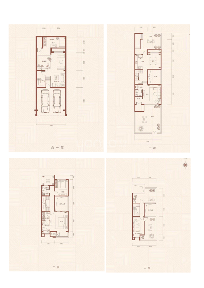 首尔甜城·方立方--建面 238m²