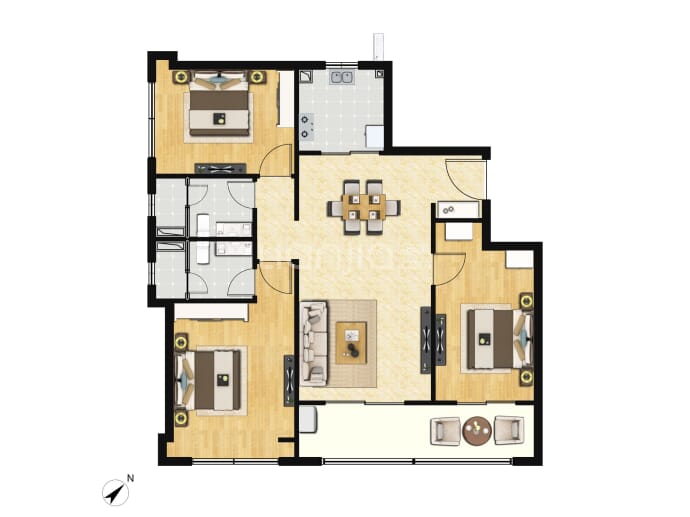长江悦府--建面 115m²