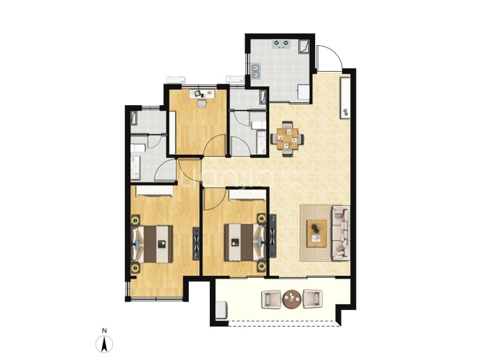 云漫里--建面 106m²