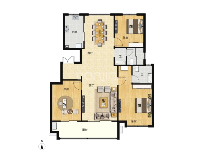 君悦·香樟园--建面 141m²