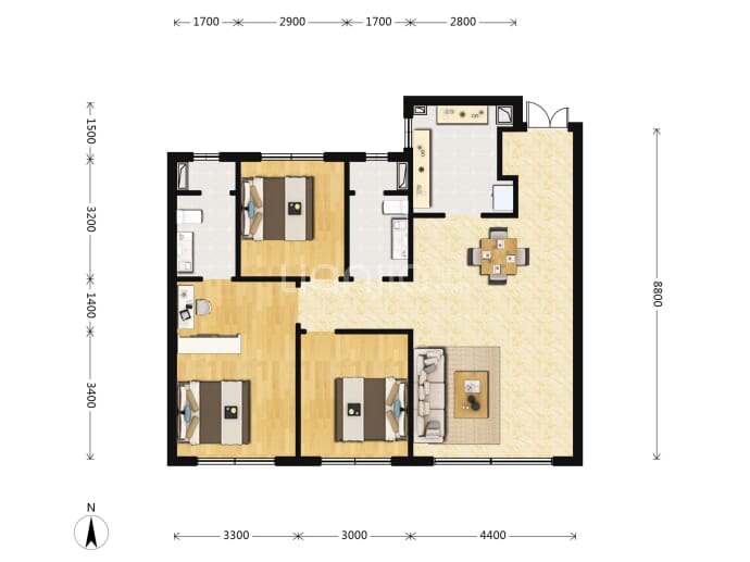 江山风华--建面 116.05m²