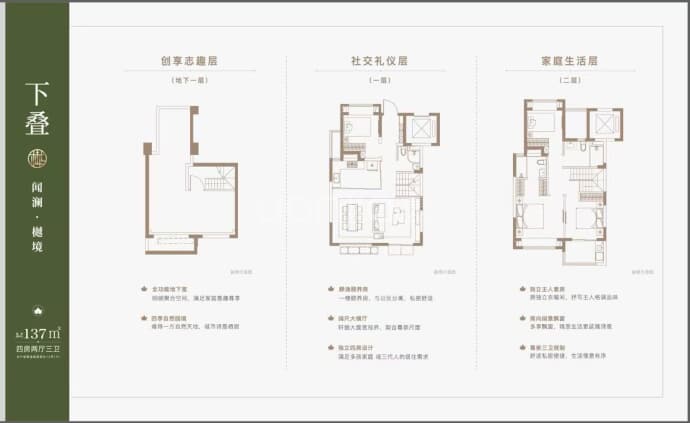 大华·梧桐樾4室3厅3卫户型图