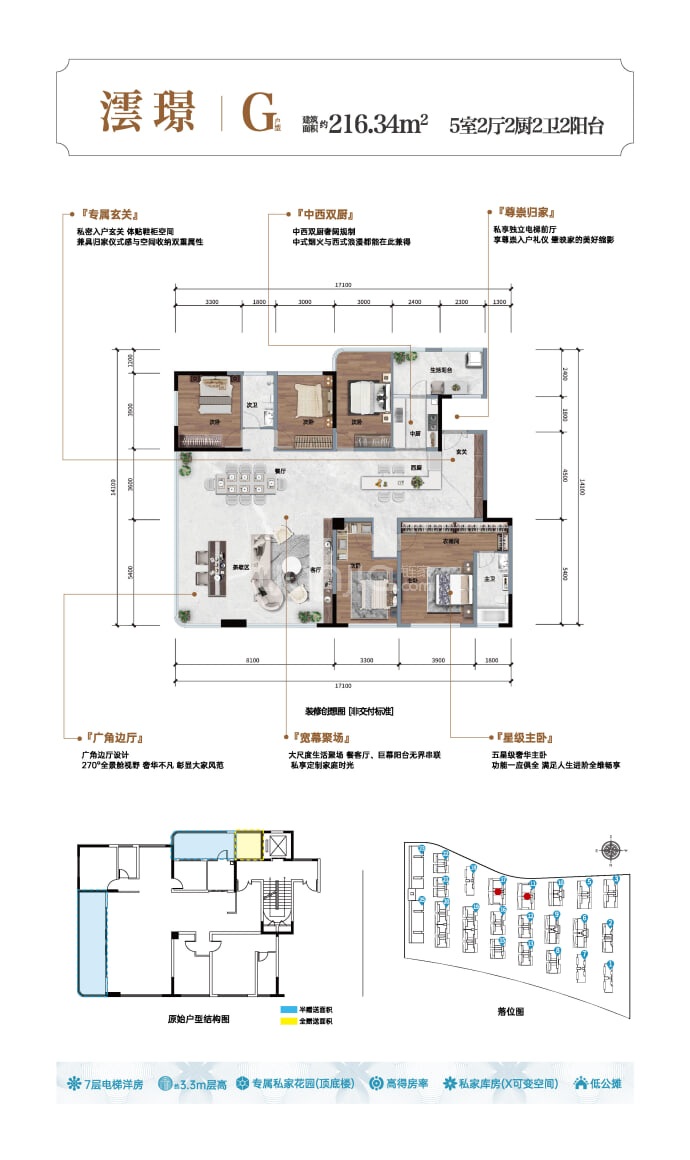寥廓府邸云麓--建面 216.34m²