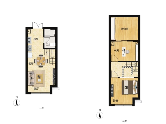 正商汇航铭筑--建面 51.45m²