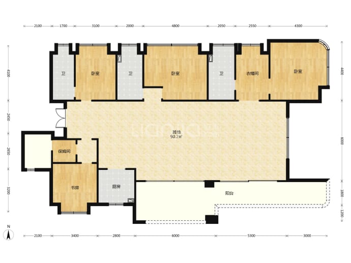 新希望D10天际--建面 252m²