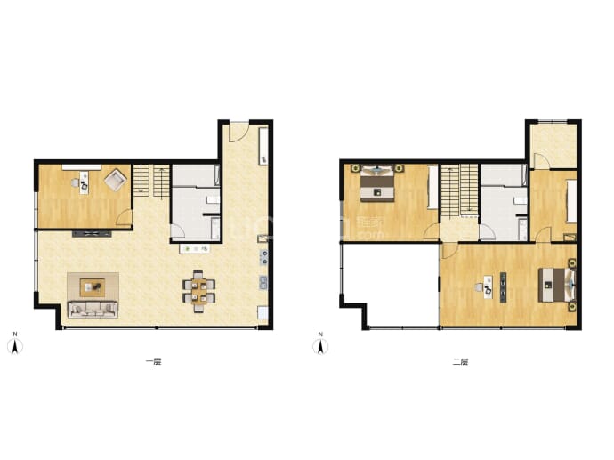 云树公馆--建面 70m²