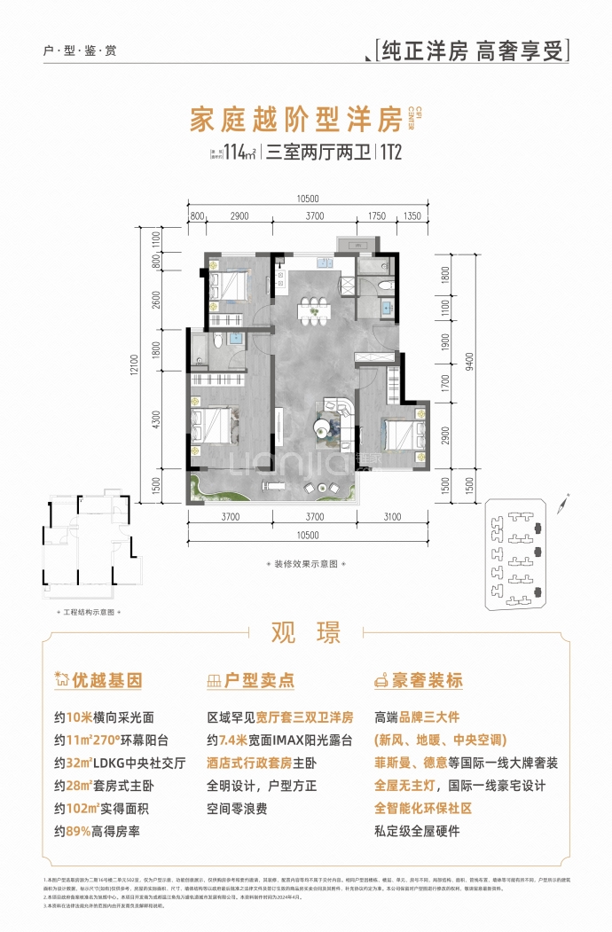 旭辉中心--建面 114m²