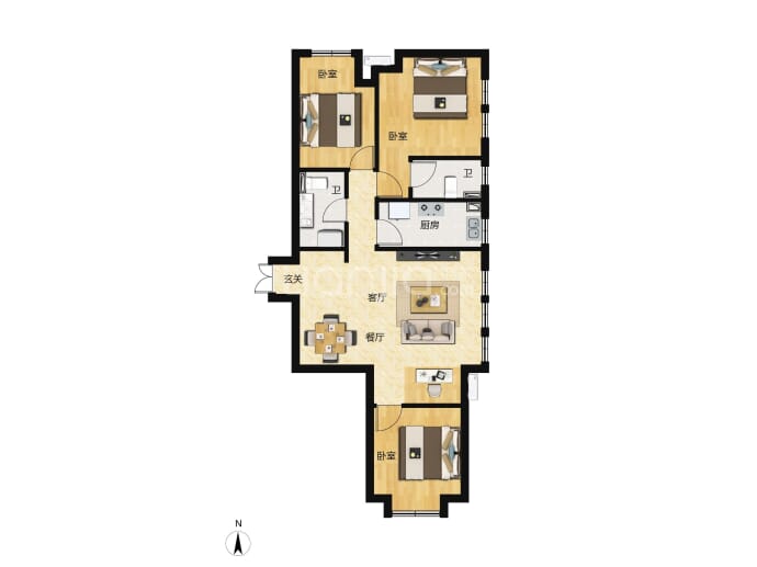 富力天禧城--建面 142m²