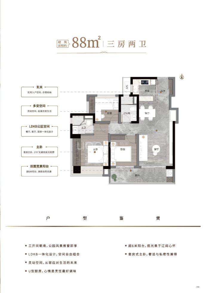 中建海丝城--建面 88m²