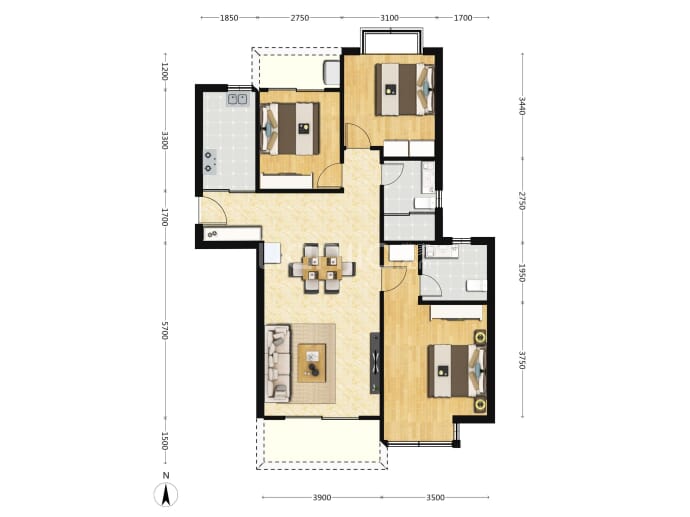 学宸府--建面 118m²