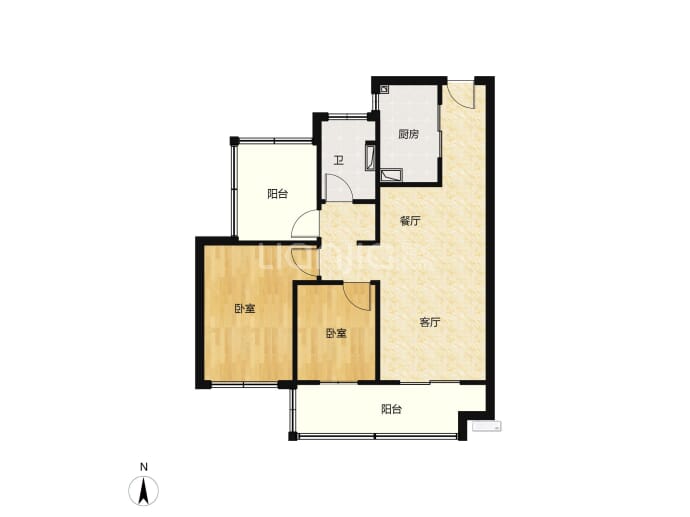 粤海壹桂府--建面 78m²