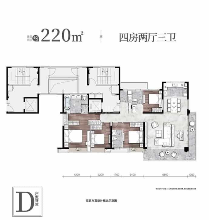 海州上城--建面 220m²