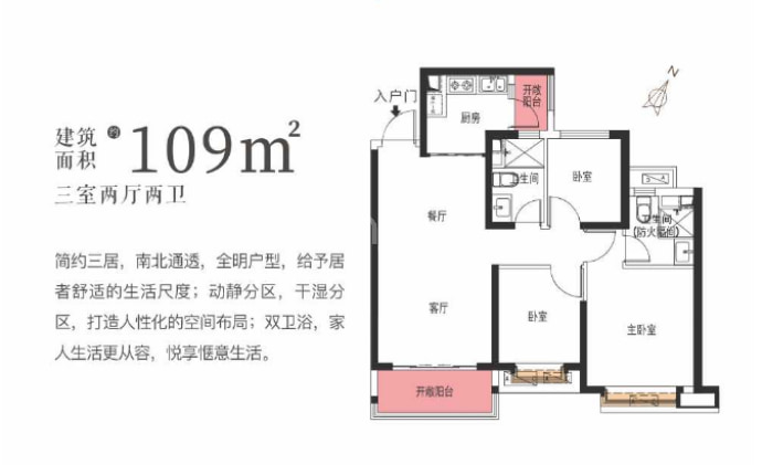 华金珺睿府--建面 109m²