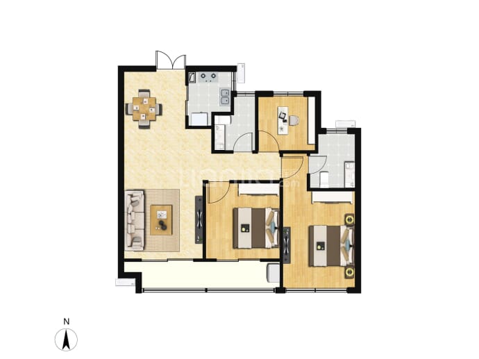 东泰·枫璟嘉园--建面 88m²