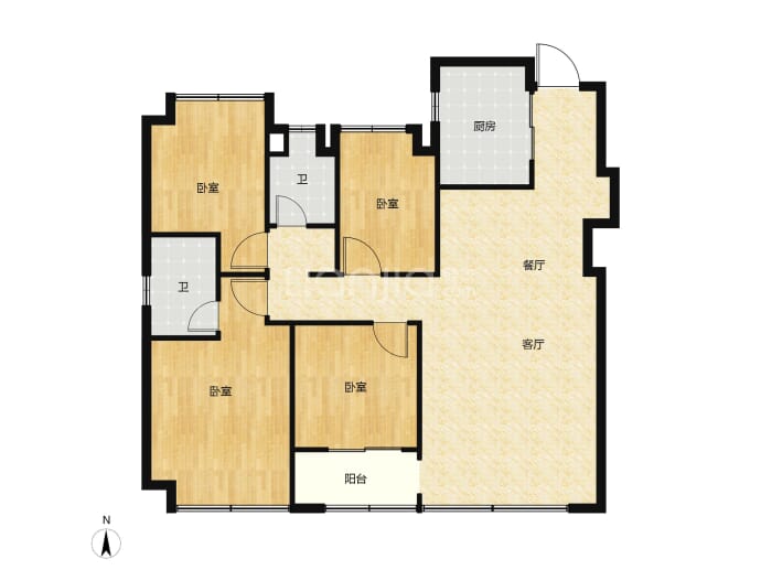 招商四季臻邸--建面 129m²