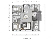 凤栖潮鸣4室2厅4卫户型图