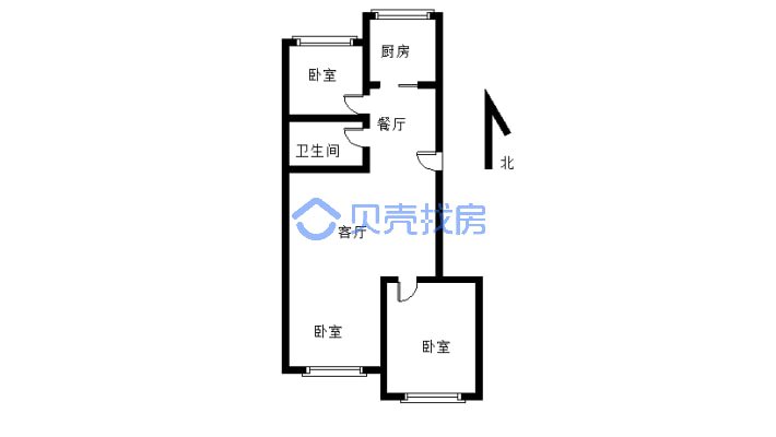 此房不临街，位置居中，物业服务尽责...........-户型图