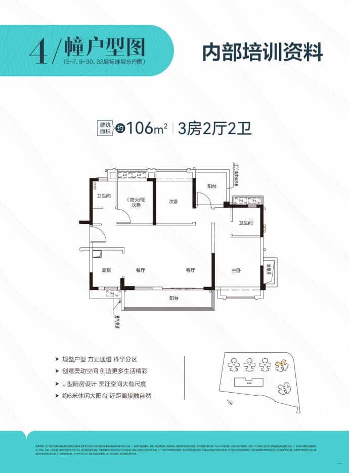 敏捷东城水岸--建面 106m²