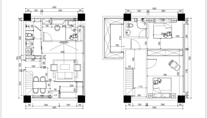 久悦里--建面 72m²