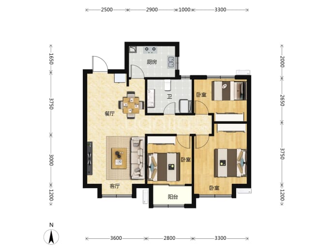 格调榴园--建面 99m²