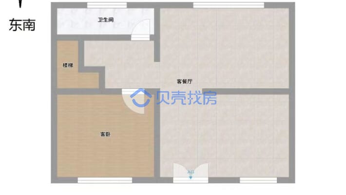 刘家湾私房，5室2卫，看房有钥匙-户型图