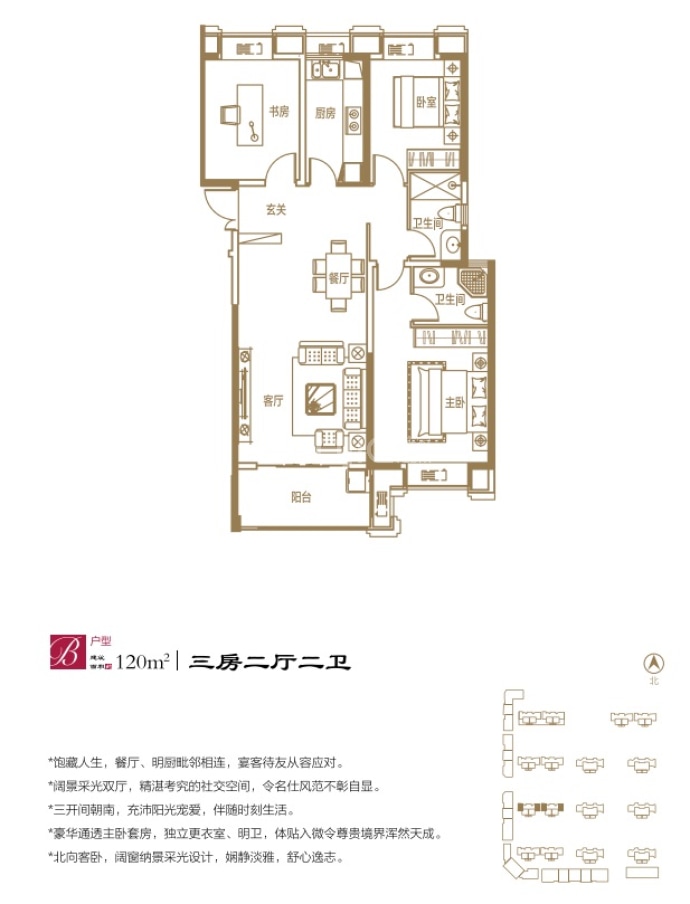 学府天成--建面 120m²