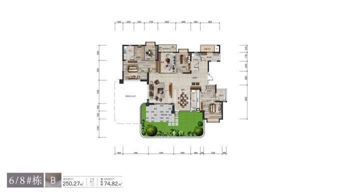 福天藏郡--建面 250.27m²