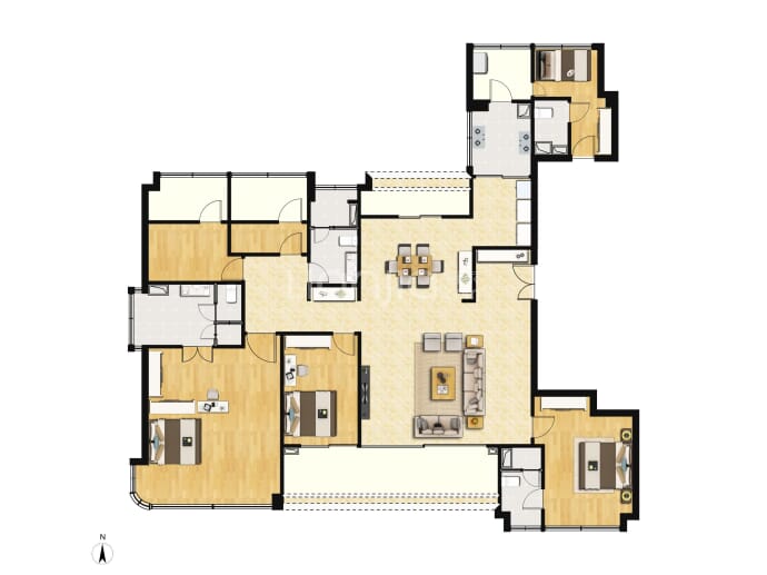 越秀和樾府--建面 270m²