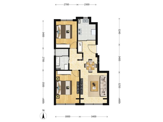 朝阳·中建星光里--建面 70m²