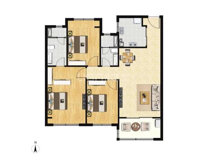 长江悦府--建面 115m²