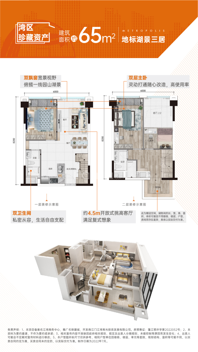 中国铁建城--建面 65m²