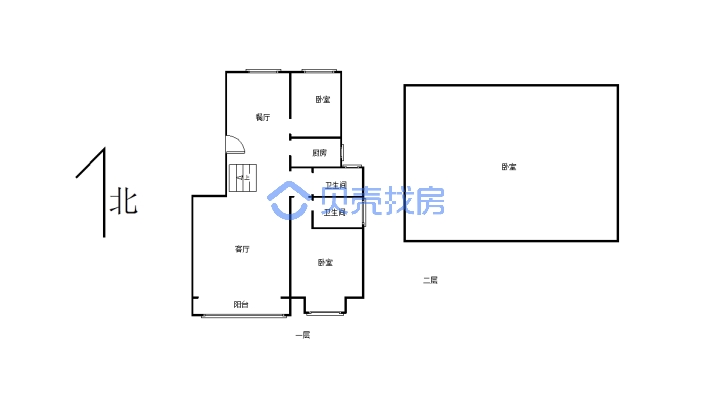 云鼎鑫城3-4复式 五室二厅三卫 有证可过户按揭-户型图