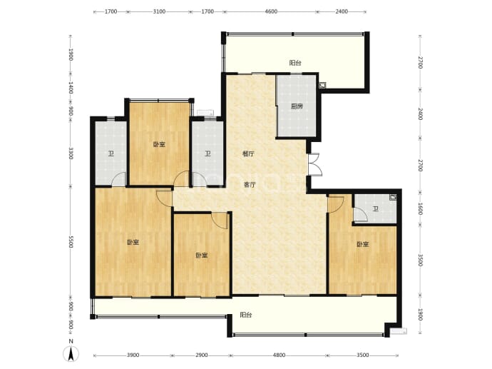 交投和顺江湾--建面 186m²