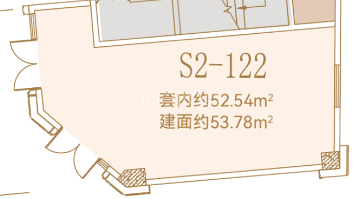 龙湖紫宸--建面 53.78m²
