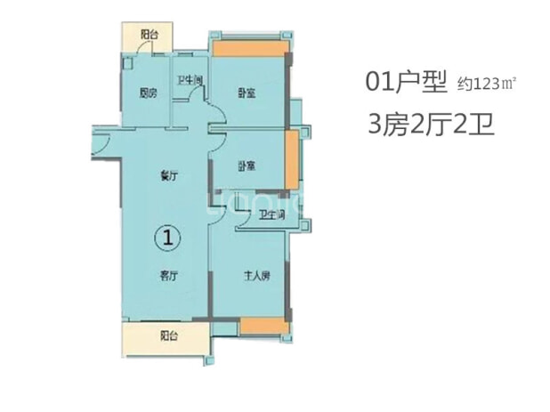 【君汇尚品三期_中山君汇尚品三期楼盘】户型图|房型图-中山贝壳新房