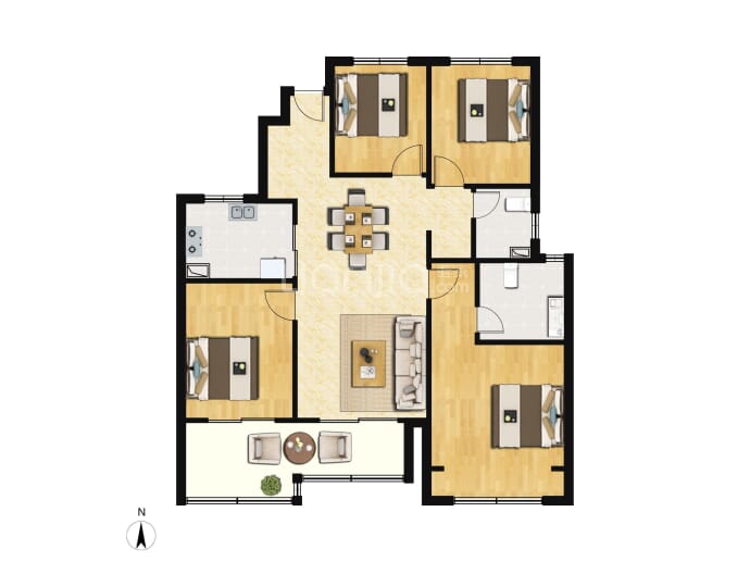 信达天樾九章--建面 143m²