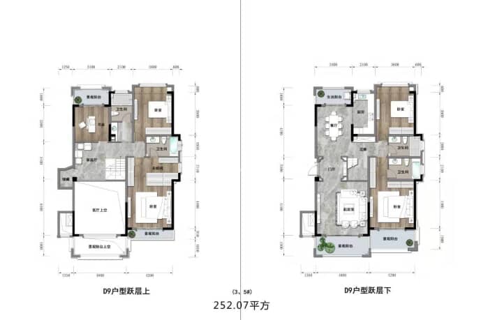 首席壹号--建面 252.07m²