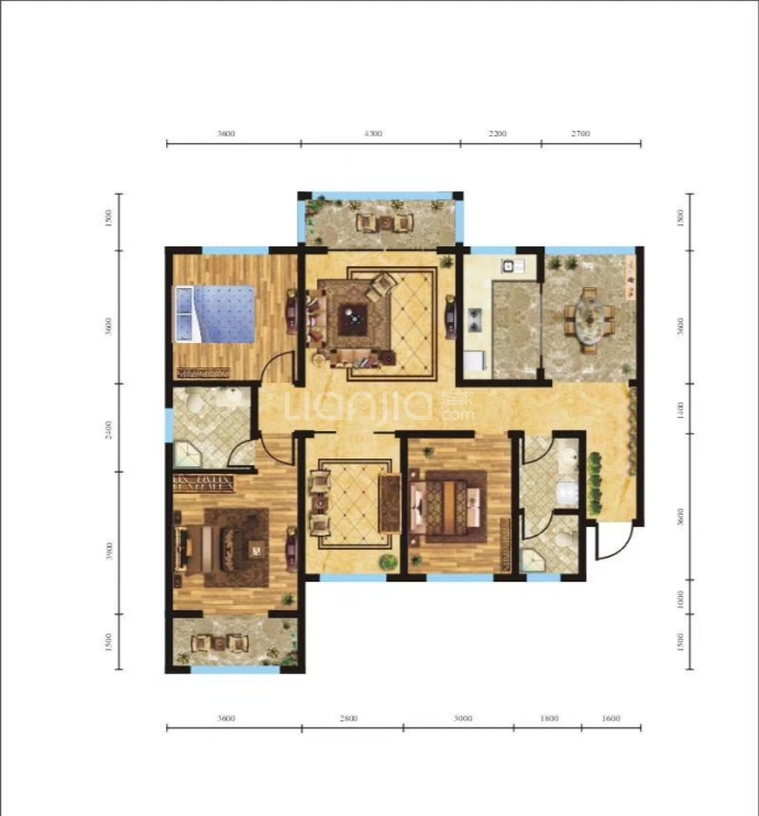 清渭公馆--建面 145.57m²