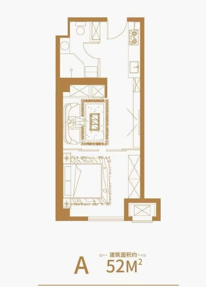 融强御品小区--建面 52m²