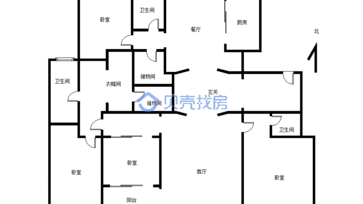 天悦府福园 电梯十三楼 楼层好 视野开阔 小区环境好-户型图