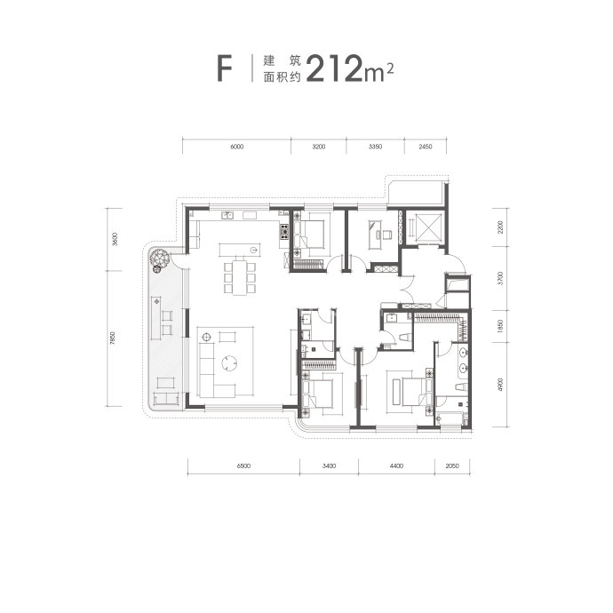 外滩壹号院--建面 212m²