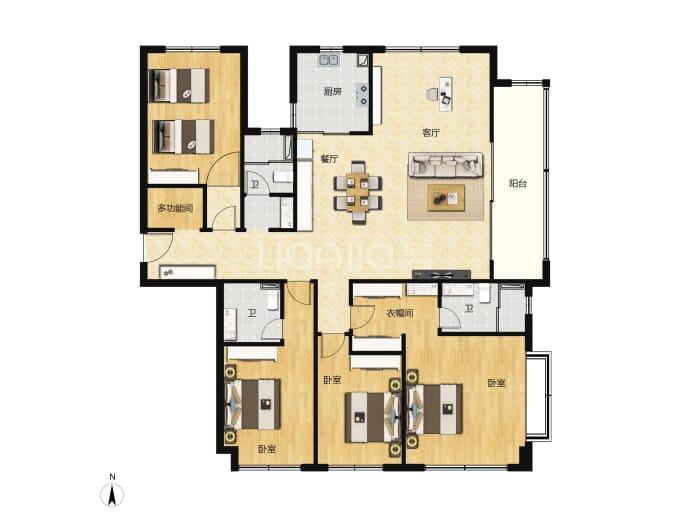 中海星樾府--建面 185m²