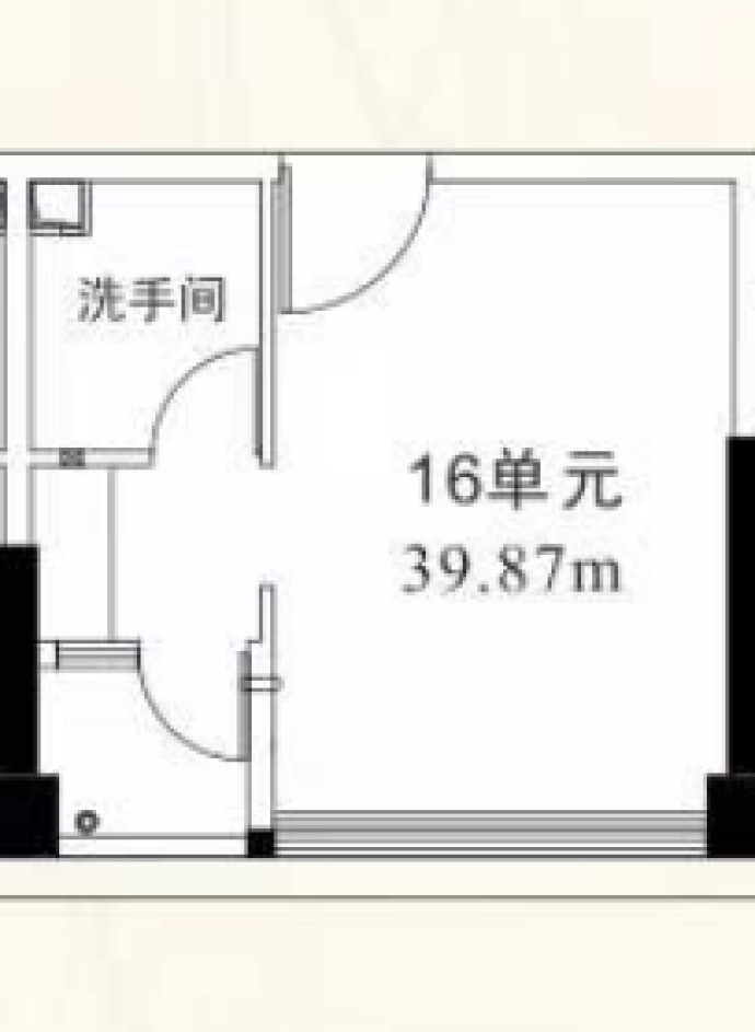 嘉濠雅苑--建面 39.87m²