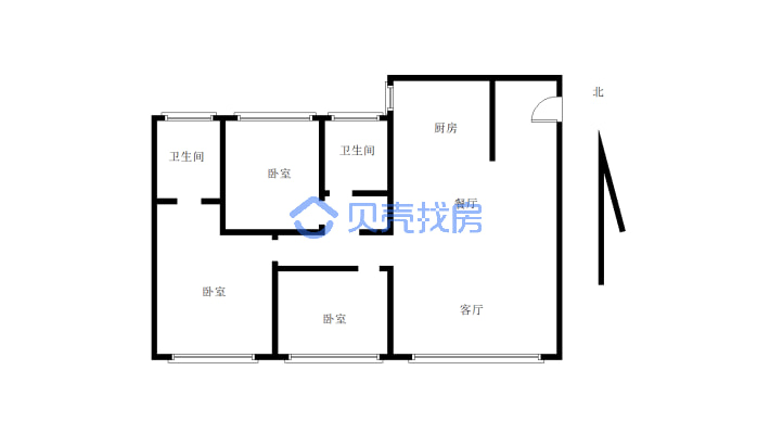 拾光明珠 格局采光好 小高层 小区 环境好-户型图